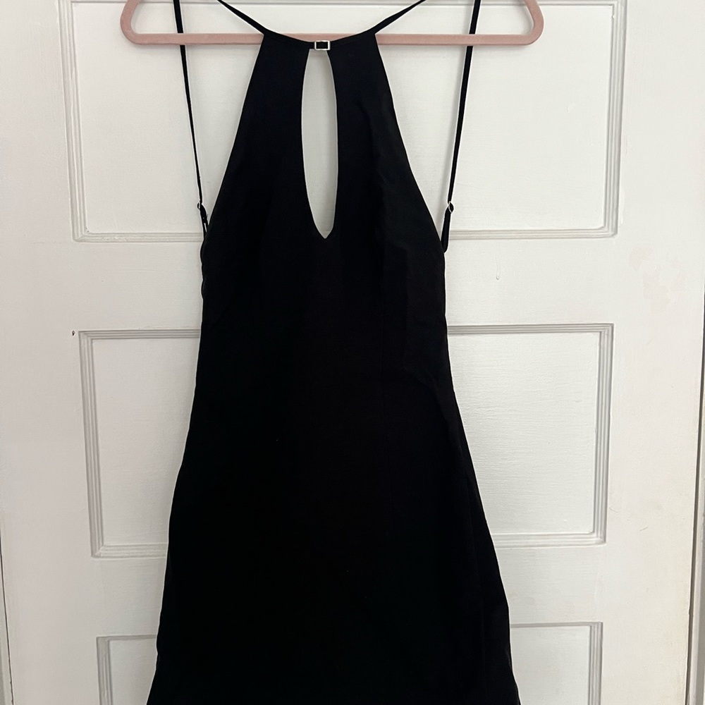 Zara Black Halter Dress
